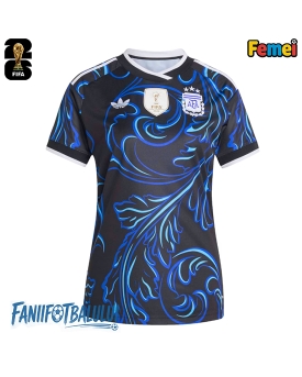 Argentina Echipament de Fotbal Replică Mondial 2026 Femei Deplasare